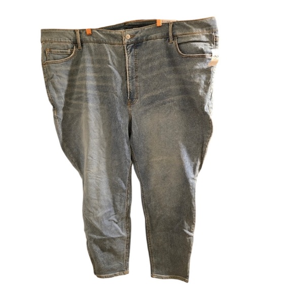 Old Navy Jeans Plus 28 Rockstar Super Skinny High Rise Waisted Light Wash NWT - Picture 2 of 6